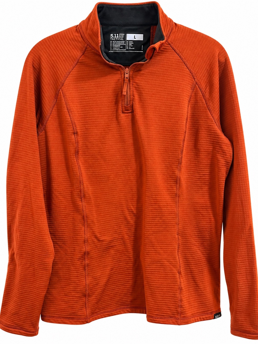 5.11 Tactical Women’s Large Quarter Zip Long Sleeve Performance Pullover Orange